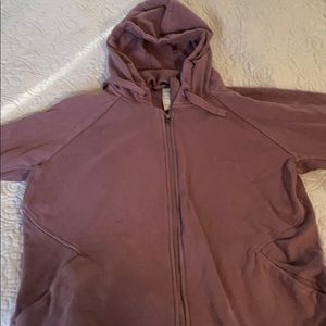 Athleta triumph hoodie - purple, size XL